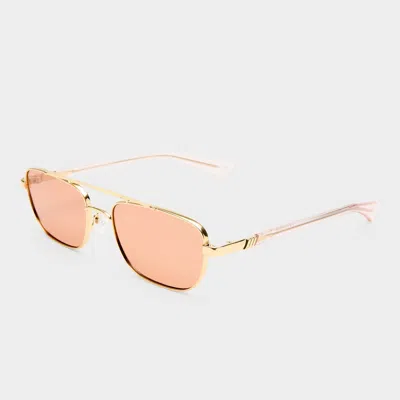 Le Specs Le Mimi 57mm Aviator Sunglasses In Gold