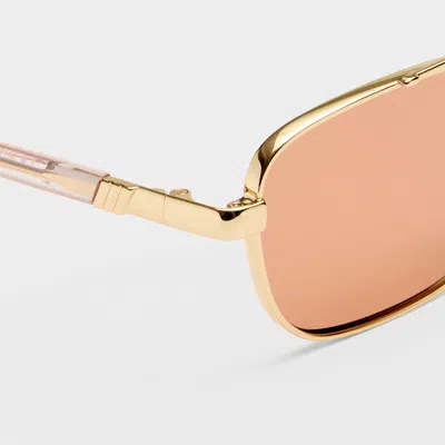 Le Specs Le Mimi 57mm Aviator Sunglasses In Gold