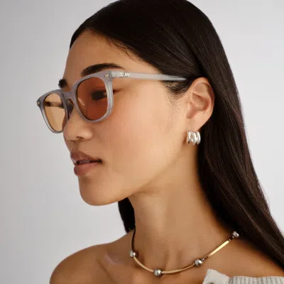 Le Specs Le Resolu 51mm D-frame Sunglasses In Gray