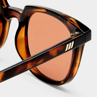 Le Specs Le Resolu 51mm D-frame Sunglasses In Brown