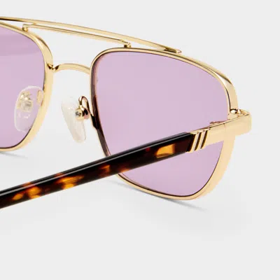 Le Specs Le Mimi 57mm Aviator Sunglasses In Pink
