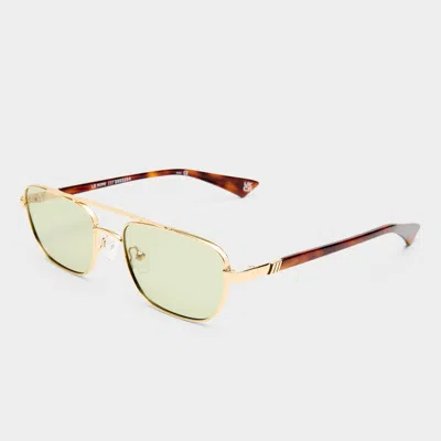 Le Specs Le Mimi 57mm Aviator Sunglasses In Green