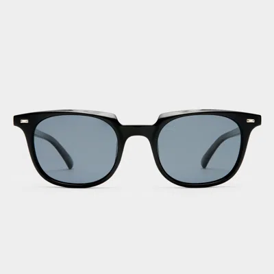 Le Specs Le Resolu 51mm Polarized D-frame Sunglasses In Black