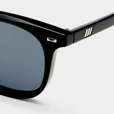 Le Specs Le Resolu 51mm Polarized D-frame Sunglasses In Black
