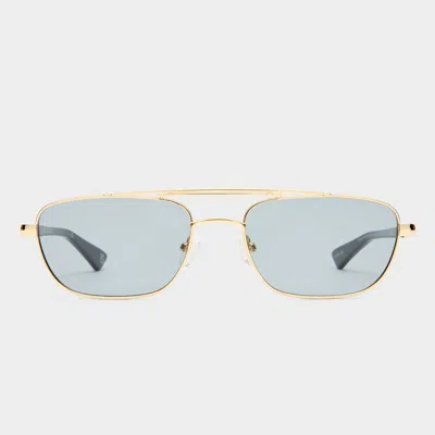 Le Specs Le Mimi 57mm Aviator Sunglasses In Gold