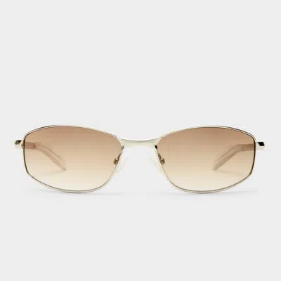 Le Specs Star Beam Sunglasses In Gold
