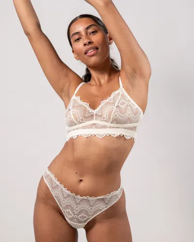 Understatement Lace Balconette Cream In Neutral