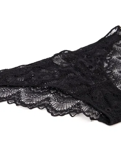 Understatement Lace Bikini Briefs Black In Black