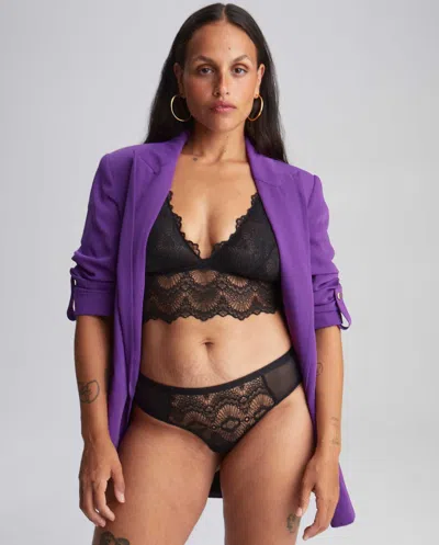 Understatement Lace Cheeky Black In Black