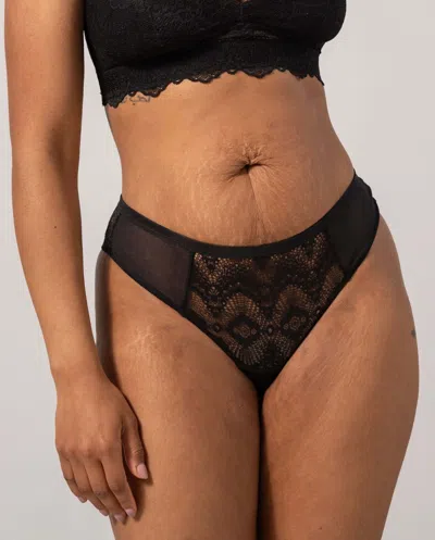 Understatement Lace Cheeky Black In Black