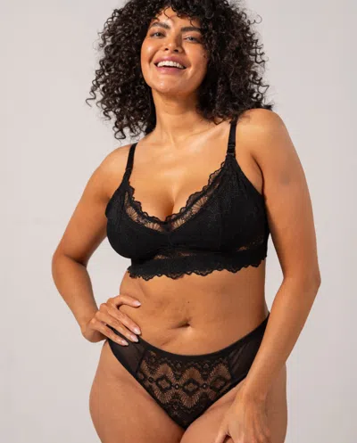 Understatement Lace Cheeky Black In Black