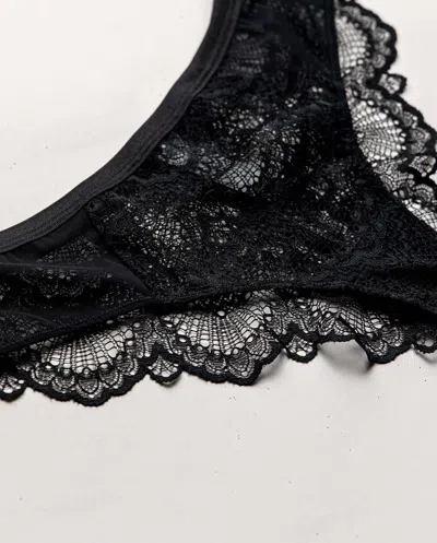 Understatement Lace Cheeky Black In Black