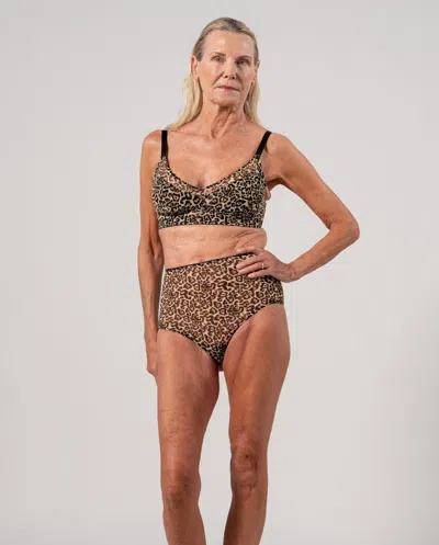Understatement Mesh Support Bra Leopard In Animal Print