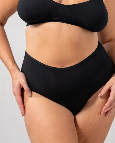Understatement Micro Highwaist Thong Black In Black