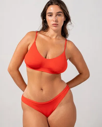 Understatement Micro Bikini Briefs Fiery Red