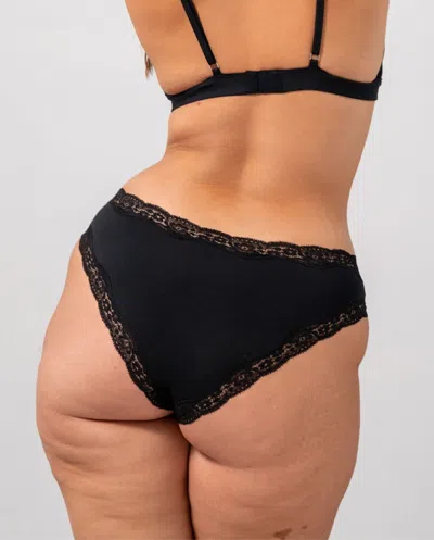 Understatement Micro Lace Cheeky Black In Black