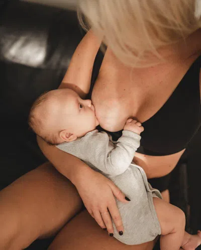 Understatement Microfiber Nursing Bra Black In Black