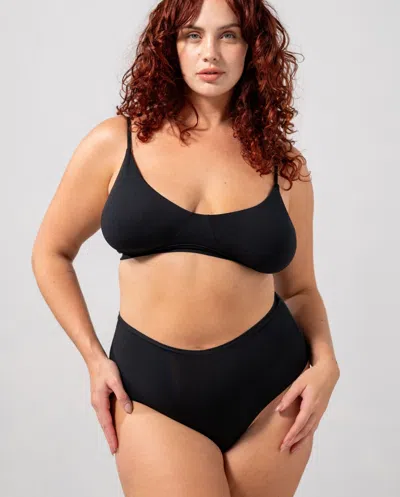 Understatement Micro Scoop Bra Black In Black