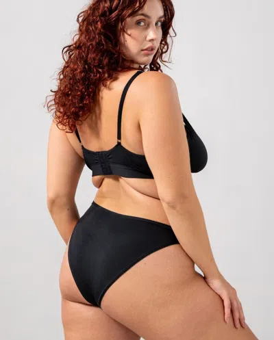 Understatement Micro Scoop Bra Black In Black