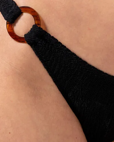 Understatement Ring Bikini Briefs Black In Black