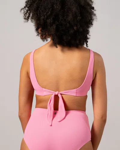Understatement Scoop Bikini Top Candy Pink In Pink