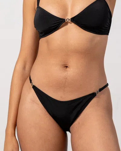 Understatement Tanga Bikini Briefs Black In Black