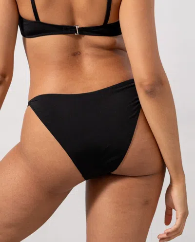 Understatement Tanga Bikini Briefs Black In Black