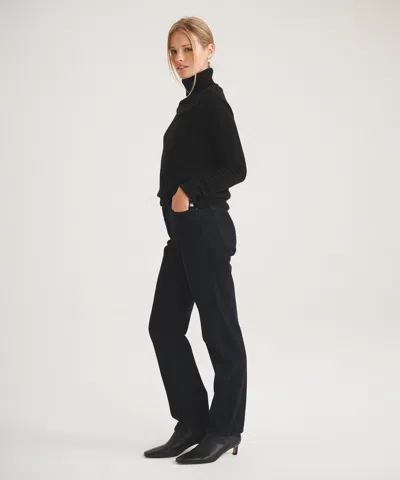 Naadam Basic Cashmere Turtleneck Sweater In Black