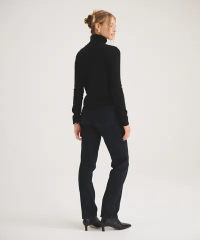 Naadam Basic Cashmere Turtleneck Sweater In Black
