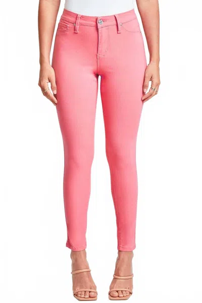 Ymi Junior Hyperstretch Skinny Pant In Shell Pink In Purple