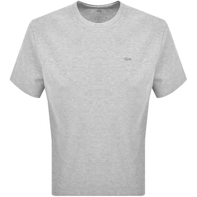 Lacoste Loungewear Waffle T Shirt Grey In Gold