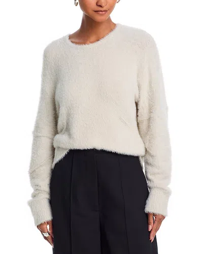 Helmut Lang Apex Oversized Eyelash Sweater In White