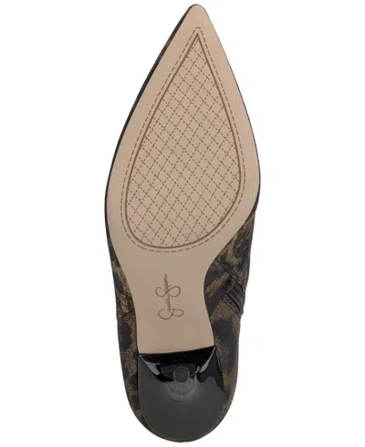 Jessica Simpson Women's Lovienn Stiletto Knee-high Dress Boots In Neutral