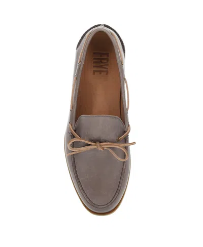 Frye Men's Mason Leather Boat Shoes In Brown