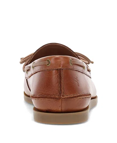 Frye Men's Mason Leather Boat Shoes In Brown