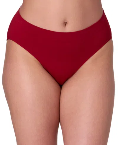 Bali One Smooth U All-over Smoothing Hi Cut Brief Underwear 2362 In Red