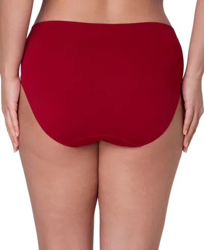 Bali One Smooth U All-over Smoothing Hi Cut Brief Underwear 2362 In Red