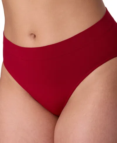 Bali One Smooth U All-over Smoothing Hi Cut Brief Underwear 2362 In Red