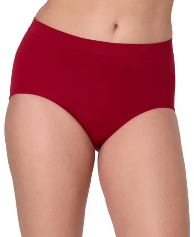 Bali One Smooth U All Over Smoothing Brief Underwear 2361 In Red