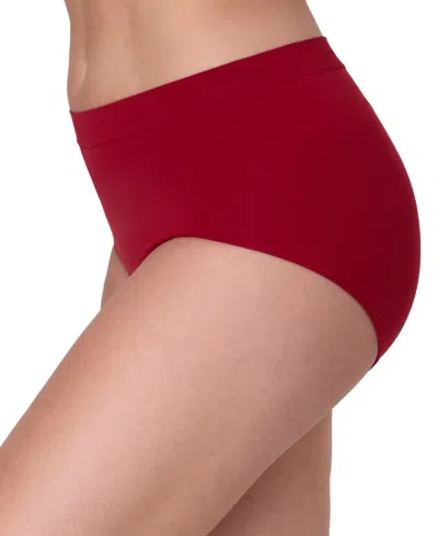 Bali One Smooth U All Over Smoothing Brief Underwear 2361 In Red