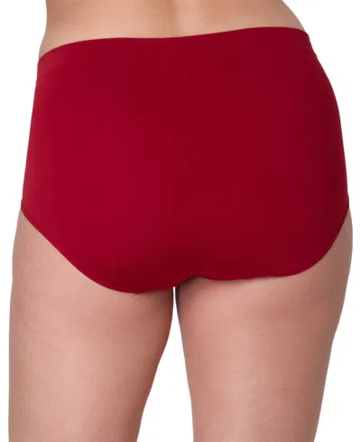 Bali One Smooth U All Over Smoothing Brief Underwear 2361 In Red