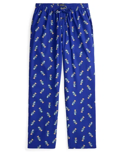 Polo Ralph Lauren Polo Bear Pajama Pants In Blue