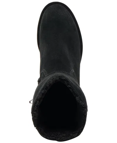 Dolce Vita Women's Kedra H2o Slip On Cozy Tall Cold Weather Boots In Black
