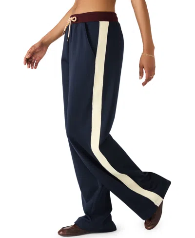 Steve Madden Daisy Drawstring Pants In Blue