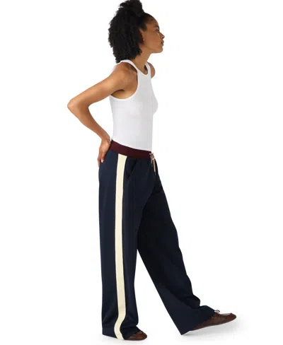 Steve Madden Daisy Drawstring Pants In Blue