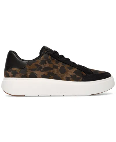 Fitflop Women's Rtg Leopard Suede Sneakers In Brown