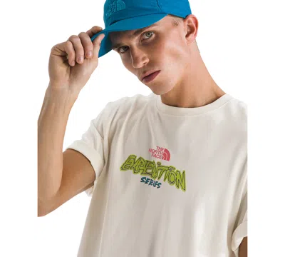 The North Face Essential Expedition Back Print Tee In White