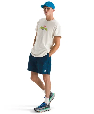 The North Face Essential Expedition Back Print Tee In White