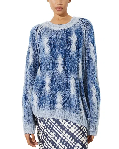 Max & Co . Reversible Wool Blend Sweater In Multi
