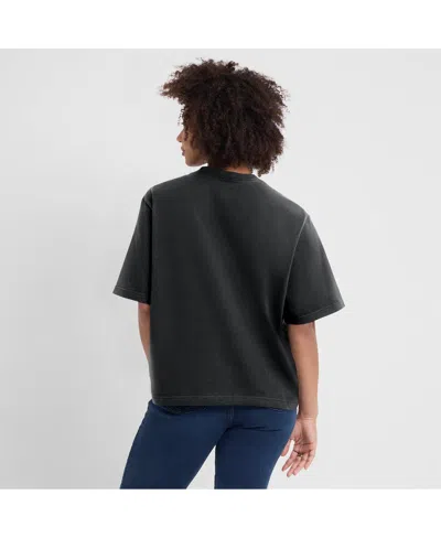 Nike Black Atlanta Falcons Essential Script Relaxed Boxy T-shirt In Black